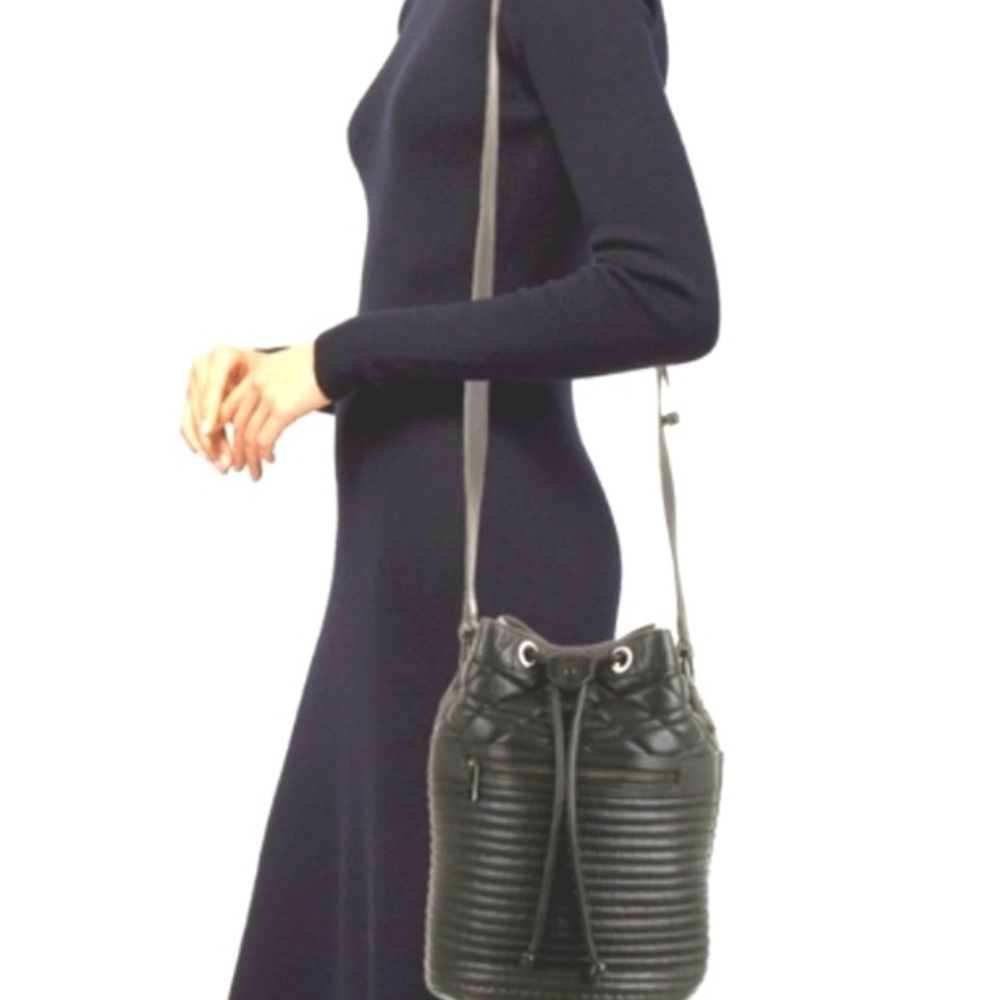 Zadig & Voltaire Black Quilted Crossbody Bag